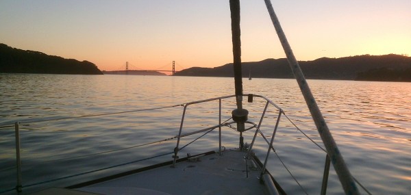 End of a trip around Angel Island