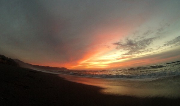 Epic sunset just north of Trinidad