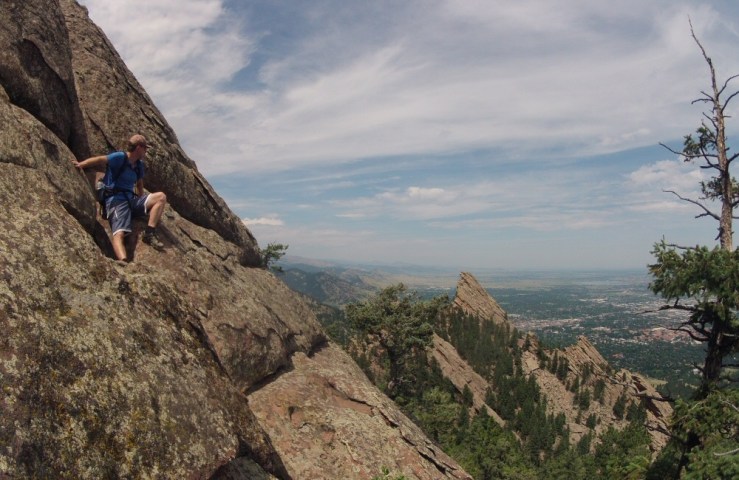 08-13 Boulder flatirons Jon