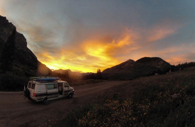 08-15 Gothic road sunset