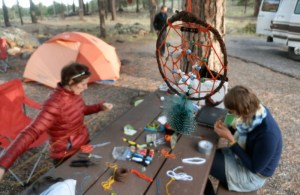 08-27 Making Dream Catchers