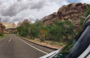 Dramatic driving, Fruita, Capitol Reef NP